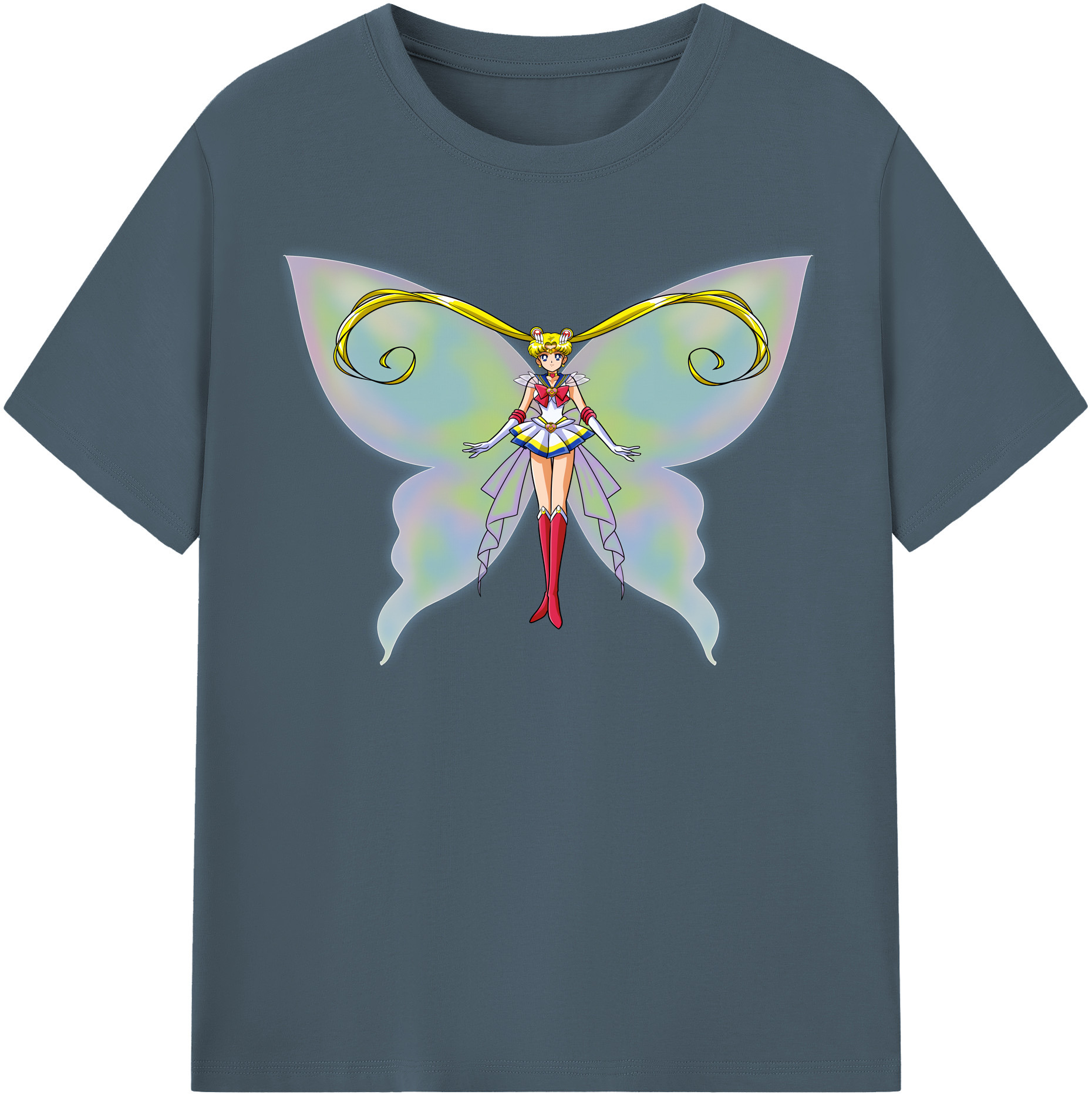（画像用） 美少女戦士セーラームーン 月野 うさぎ つきの うさぎ Sailor Moon Tsukino Usagi 綿100％半袖Tシャツ（フロントプリント）